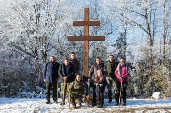 A Siculicidiumra emlékezve gyalogolnak