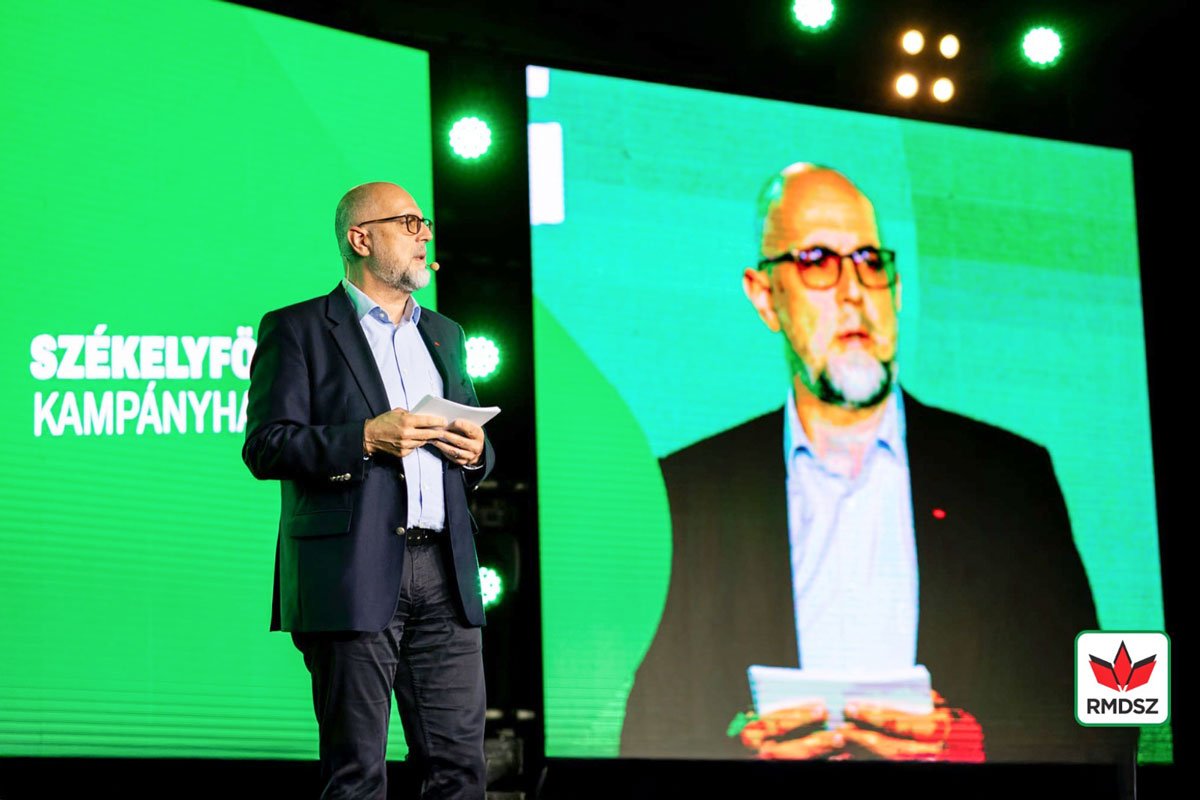 Kelemen Hunor, az RMDSZ jelöltje a 2024-es elnökválasztáson •  Fotó: RMDSZ