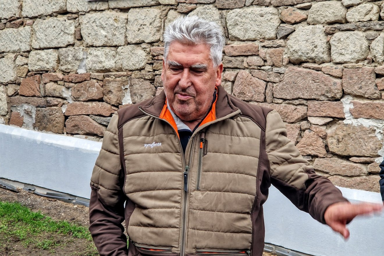 Kaló Imrénél, immáron Szomolyán tettük fel a pontot az i-re •  Fotó: Kocsis Károly