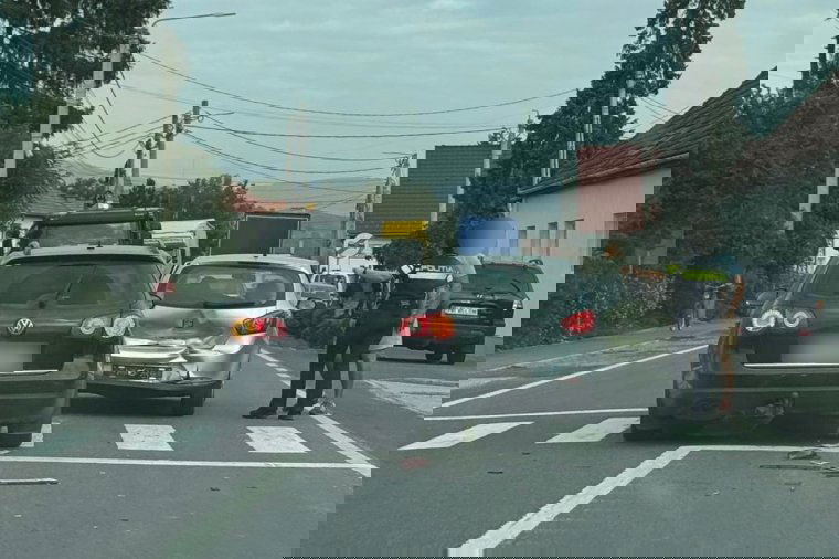 Két autó ütközött Madéfalvánál