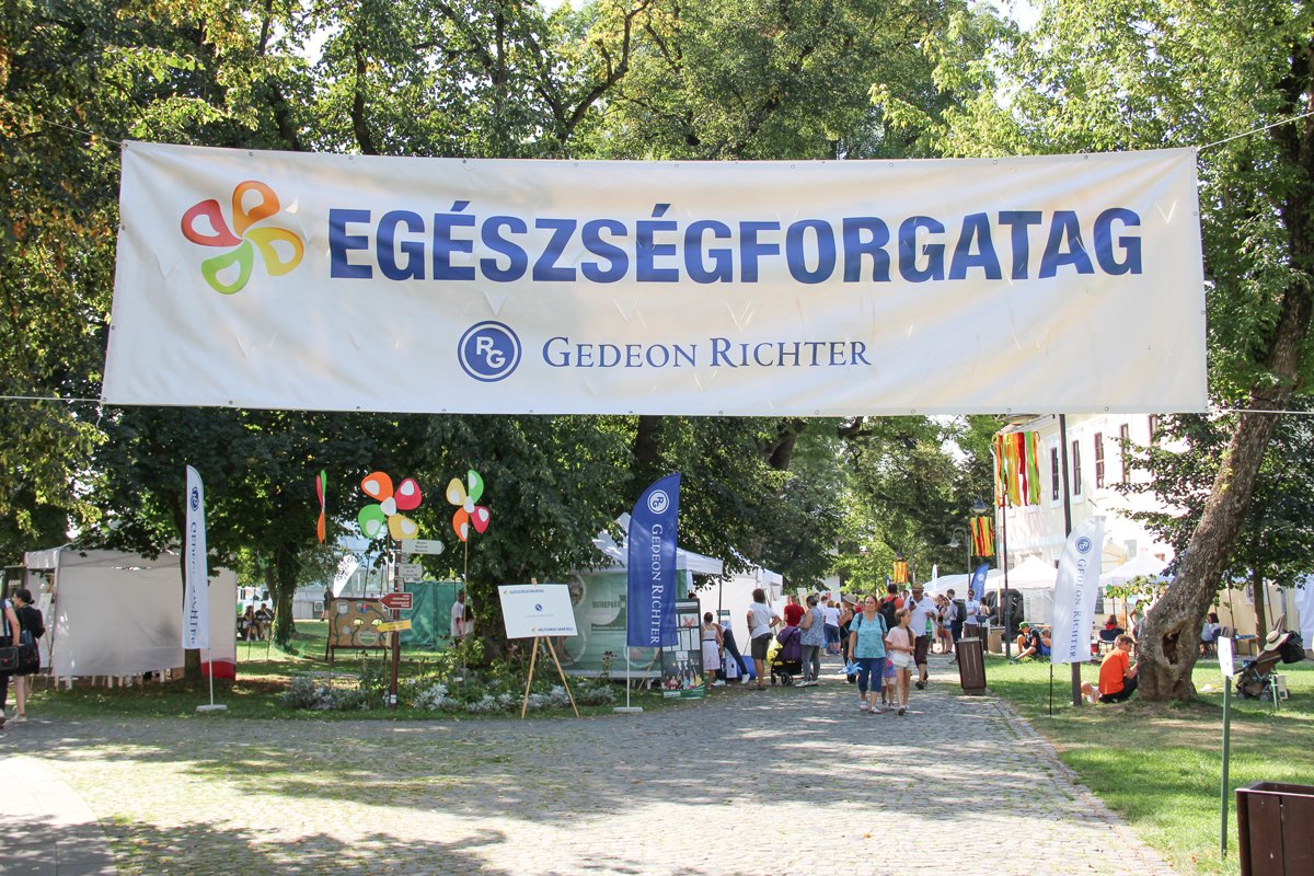 A Gedeon Richter immár 10. éve szervezi meg a Vásárhelyi Forgatag keretében az Egészségforgatagot •  Fotó: Gedeon Richter
