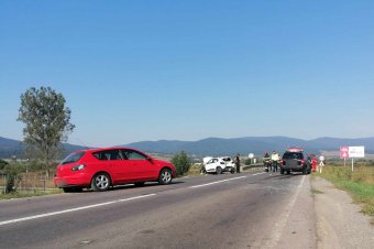 Három autó ütközött Csíkszereda határában