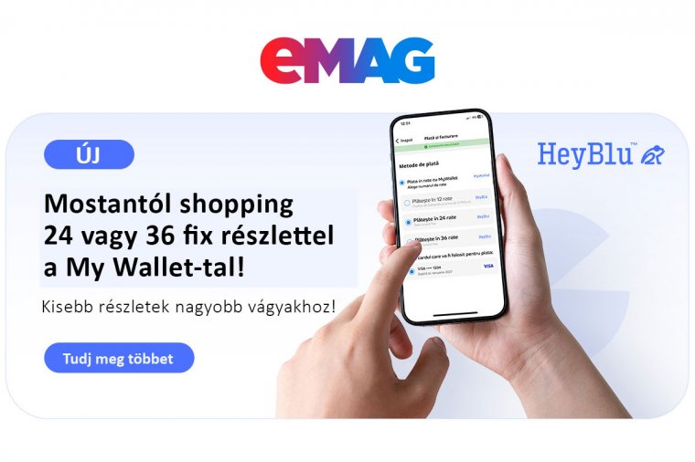 Az eMAG kibővíti a My Wallet flexibilis fizetési lehetőségeit 24 és 36 fizetési részletre