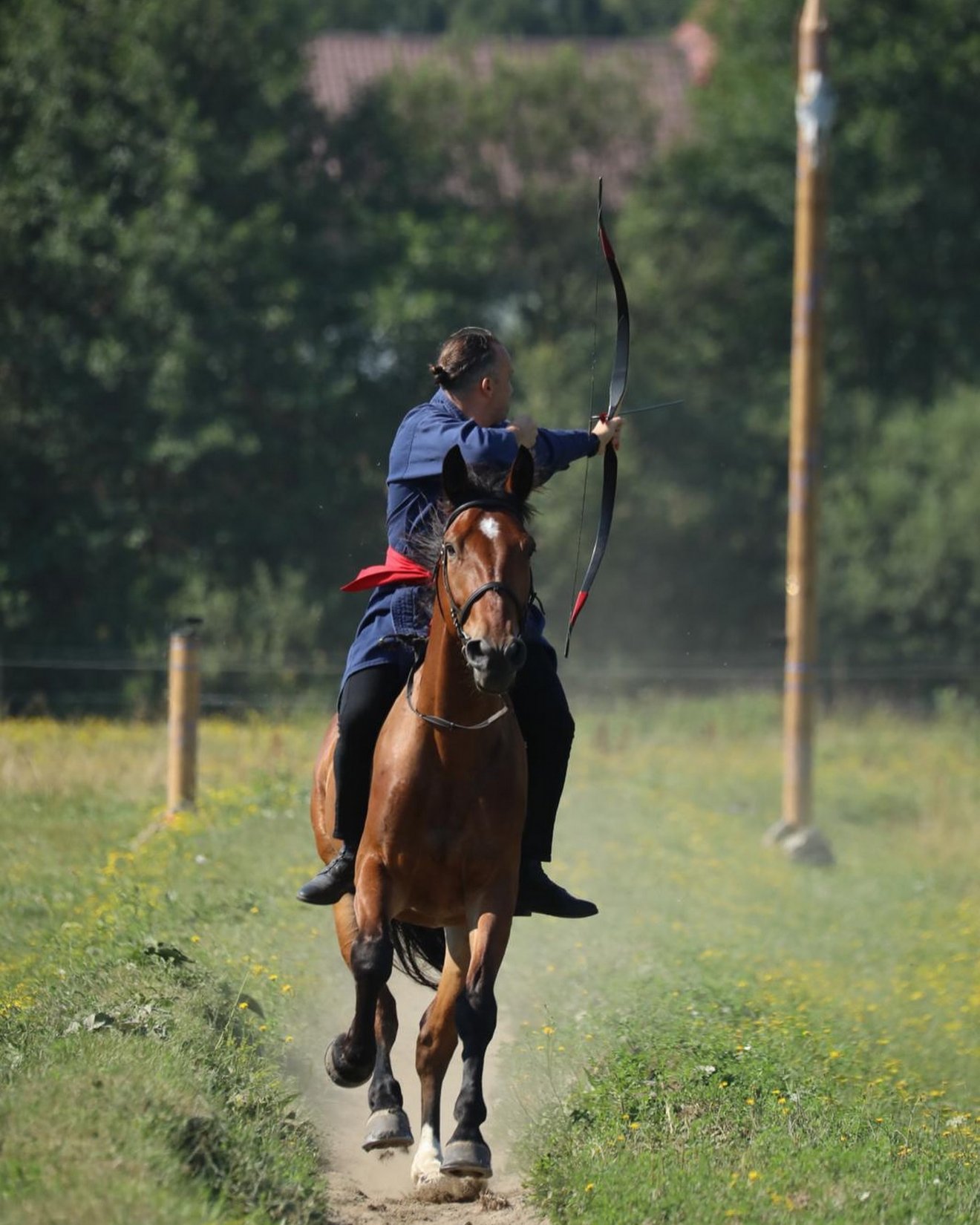 Versengés a csibai pályán •  Fotó: Szekler Cavalry/facebook