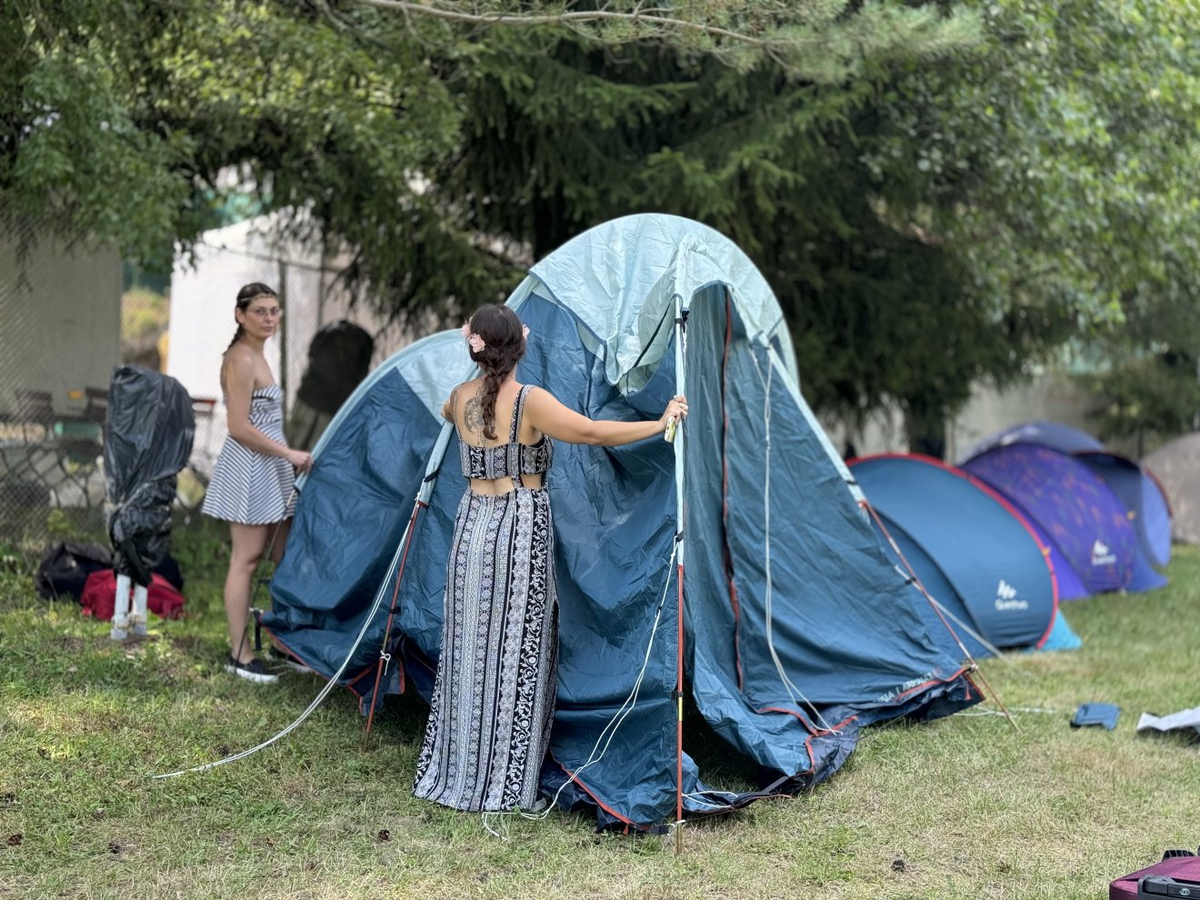 A lányok szerint a Bagossy-koncerttel erősen rajtol a Tusványos •  Fotó: Farkas Orsolya