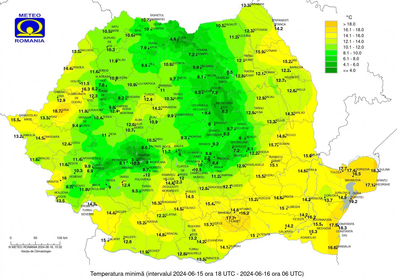 Innen indultunk vasárnap hajnalban... •  Fotó: Országos Meteorológiai Szolgálat