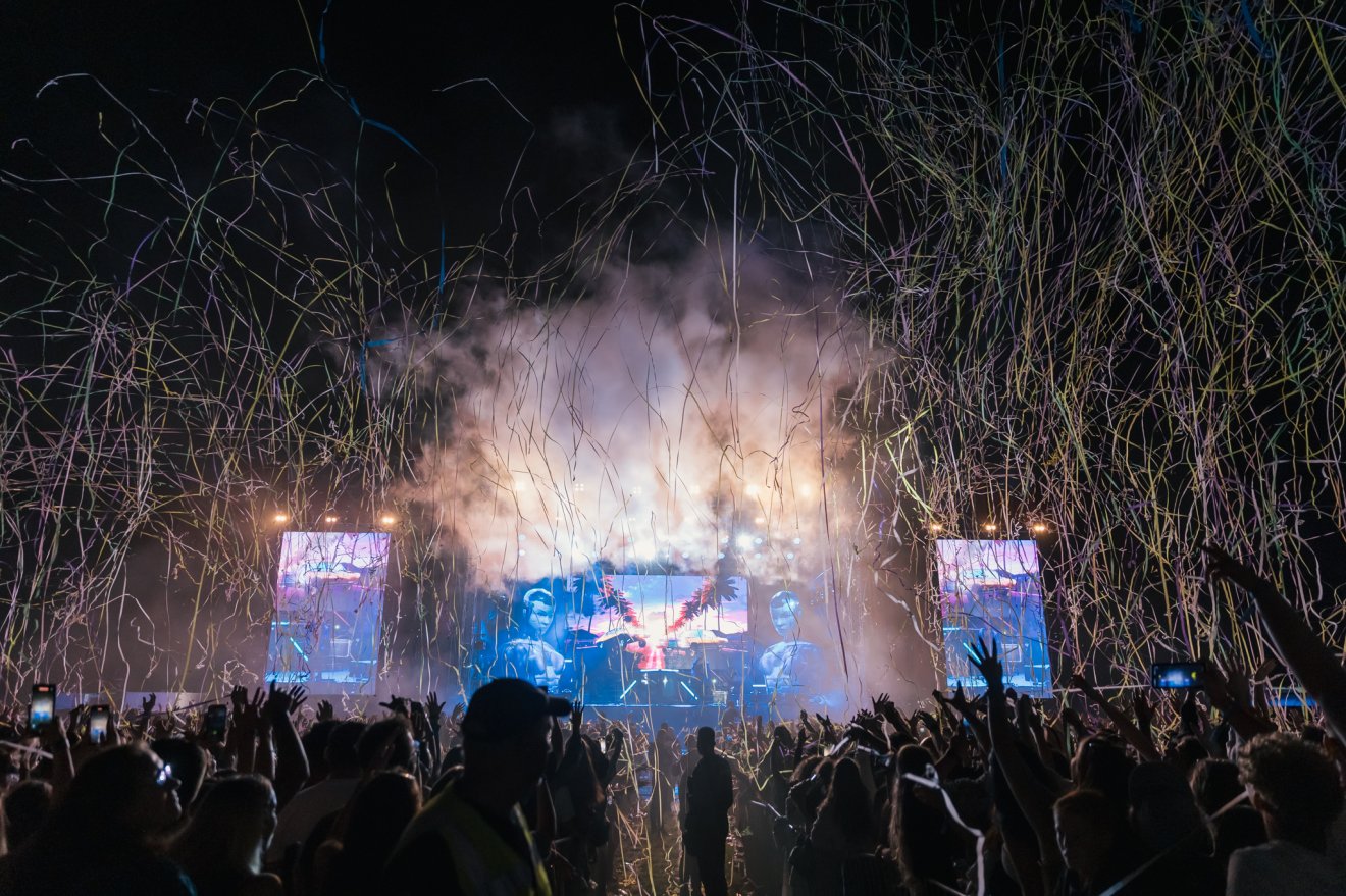 Konfettieső és tűzijáték koronázta meg a koncertet •  Fotó: Vibe Festival/Facebook