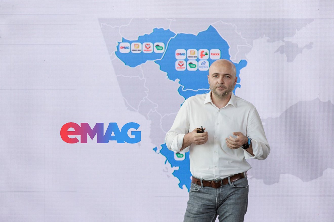 Tudor Manea, az eMAG vezérigazgatója •  Fotó: eMAG