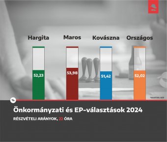 Nem szégyenkezhet az ötven százalékon felüli részvételi aránnyal Székelyföld