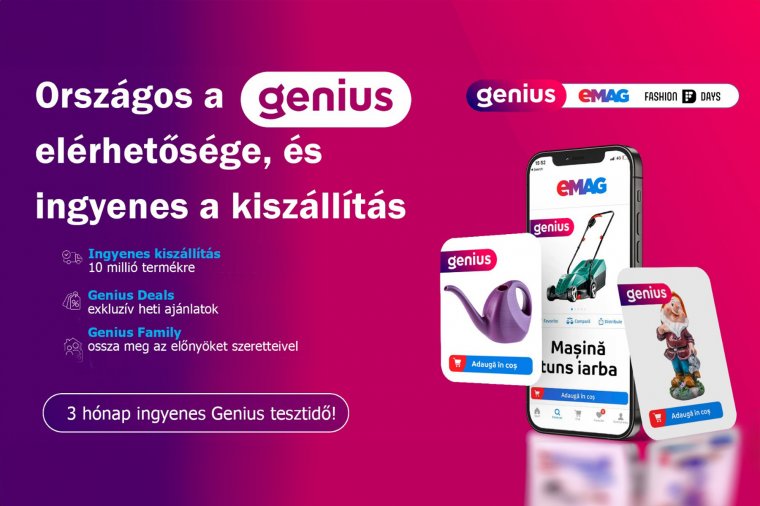 A Genius további 300 városba terjeszkedik országszerte