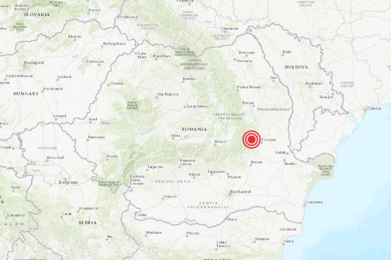 Sepsiszentgyörgytől 82 kilométerre volt a földrengés epicentruma