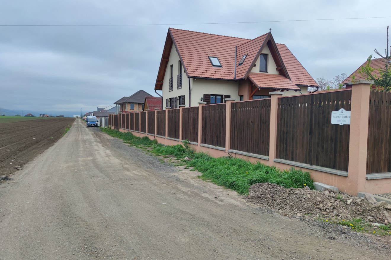 Az utcát 2021-ben nevezték el Luther Márton reformátorról •  Fotó: Farkas Áron