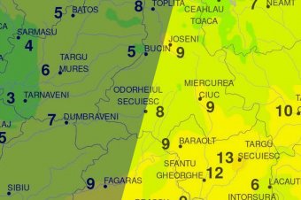 Félig megérkezett a hideg Székelyföldre is: látványos hőtérképen a csíki és marosszéki eltérés