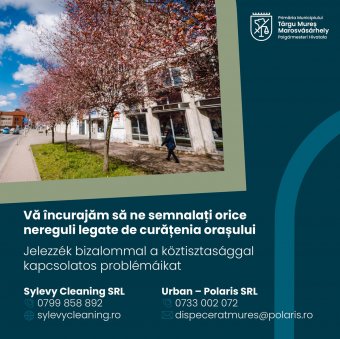 Jelezzék a köztisztasággal kapcsolatos problémáikat