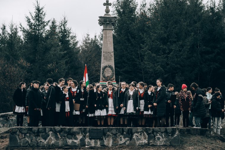 Megemlékezés a Nyergestetőn már a nemzeti ünnep előtt egy nappal