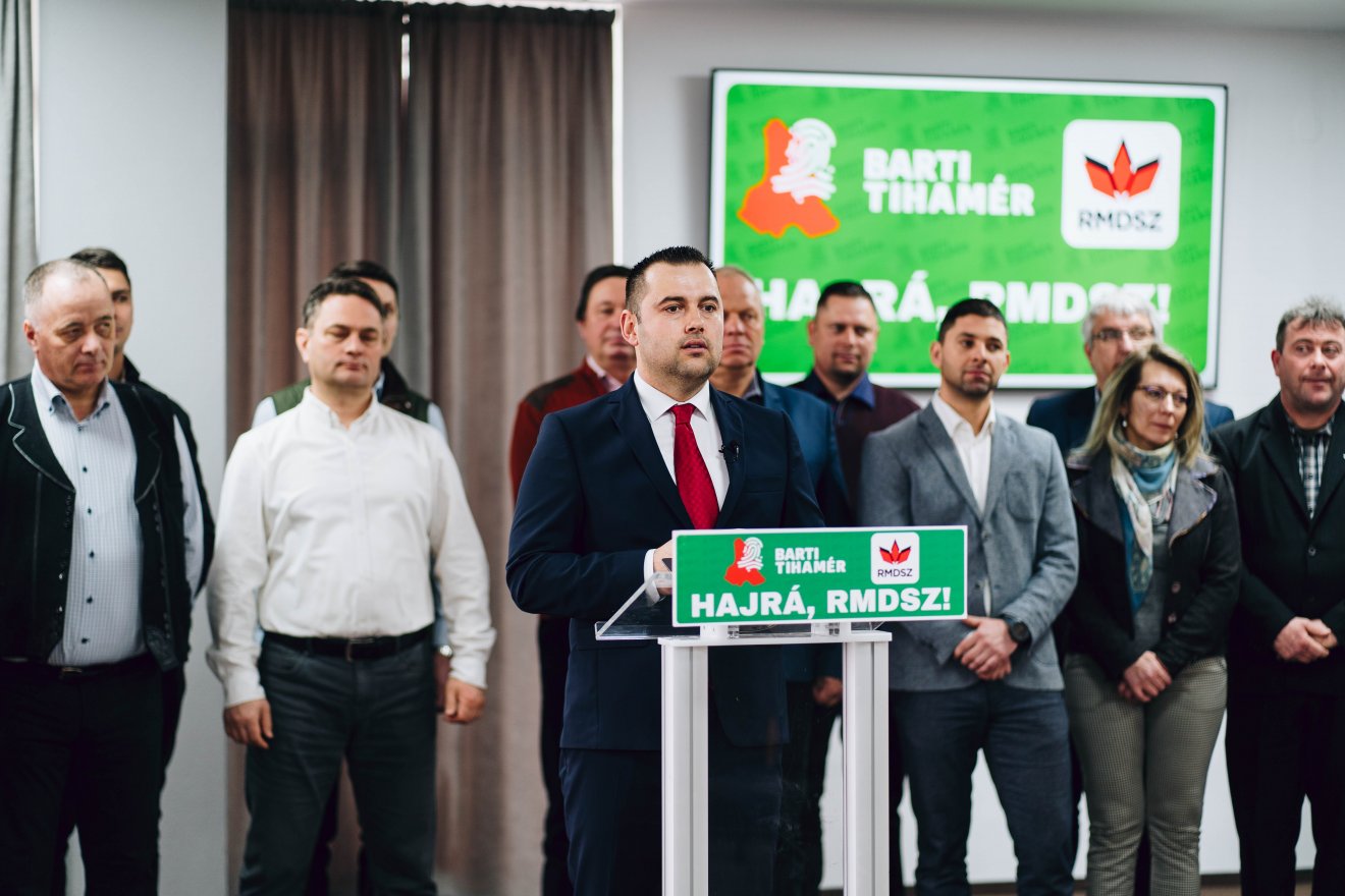 Barti az RMDSZ Gyergyószéki Szervezetének elnökeként már négy évvel ezelőtt is tanácselnök szeretett volna lenni •  Fotó: Keresztes Zoltán