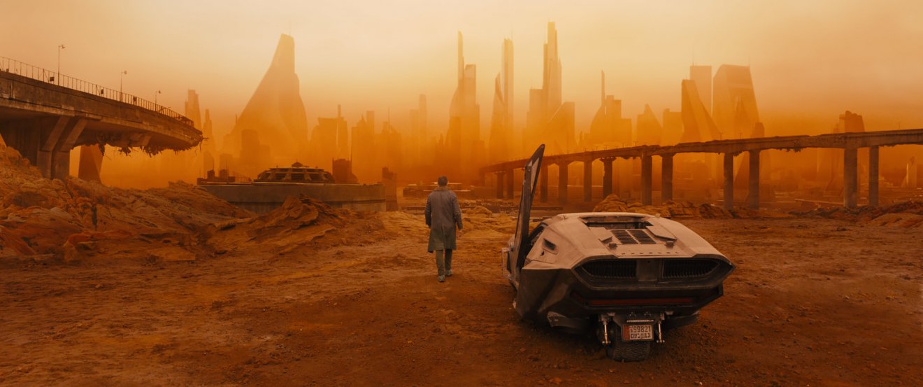 Nem lesz ennyire drasztikus a hozzánk érkező szaharai por képe, mint a Szárnyas Fejvadász 2049-ben. Képünk illusztráció •  Fotó: Blade Runner 2049/Warner Bros. Pictures