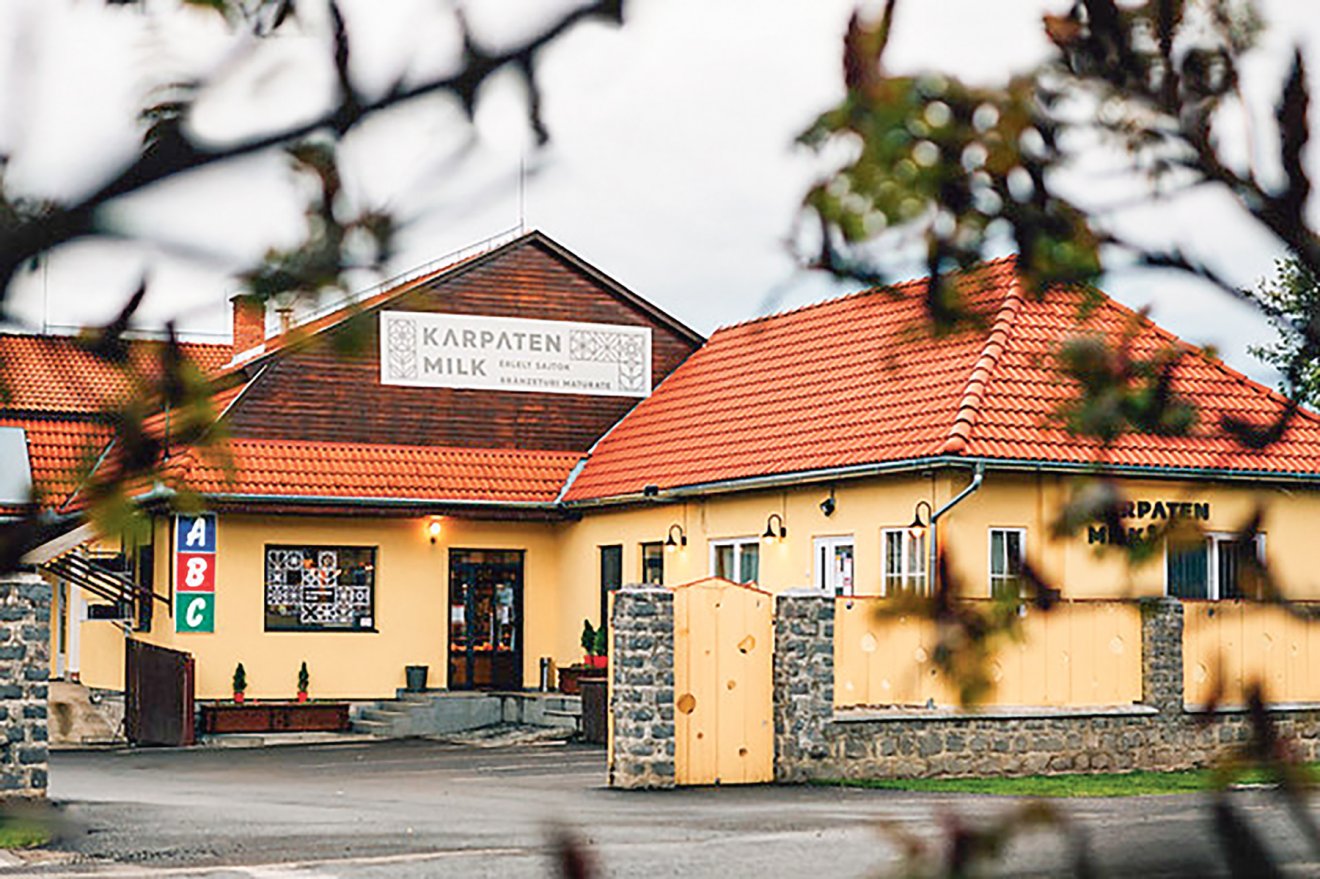 A tekerőpataki bemutatóüzlet •  Fotó: Karpaten Milk