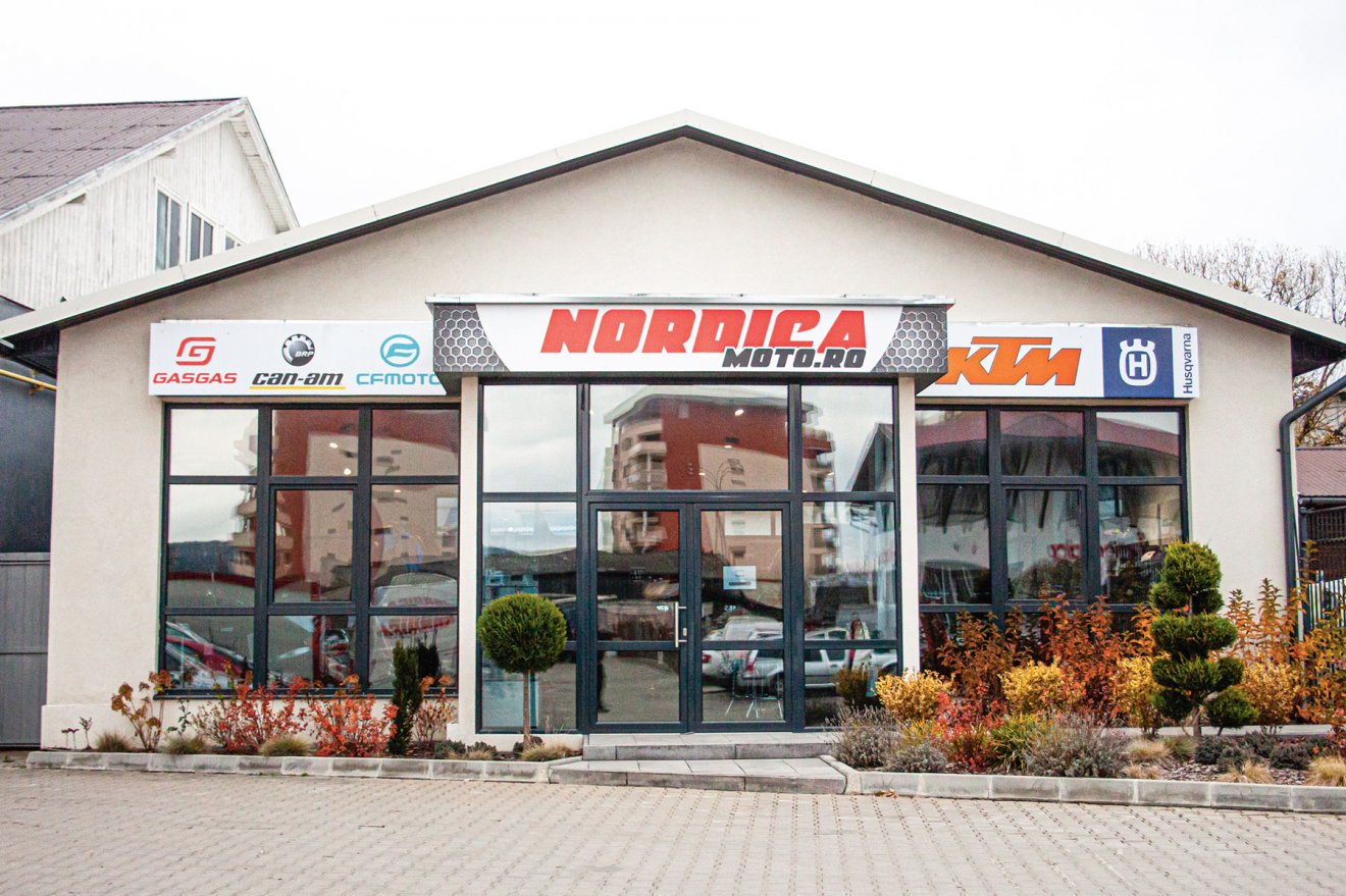 A Nordica Moto bemutatóüzlete. Itt minden motorkedvelő megtalálja a számára megfelelő terméket •  Fotó: Nordica