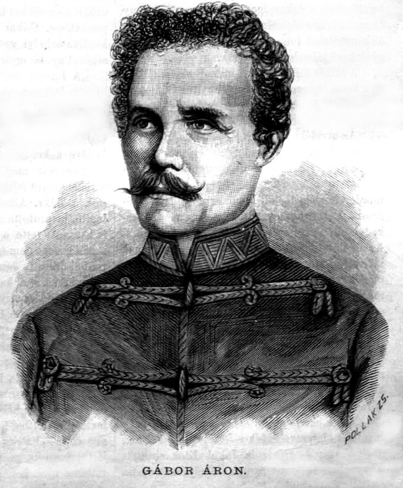 Gábor Áron a Vasárnapi Újság 1881. április 11-i számában •  Fotó: OSZK EPA