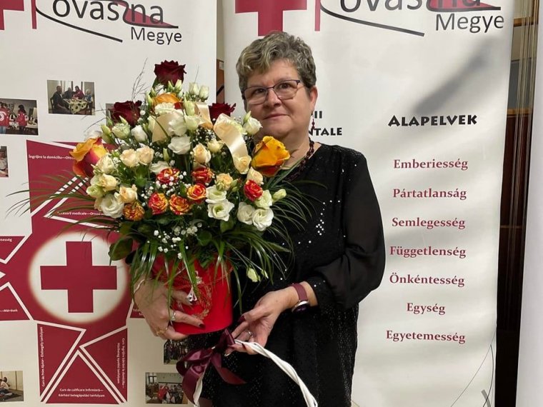 Berecz Ildikóval folytatja háromszéki Vöröskereszt