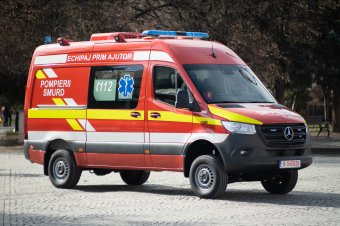 Új rohammentő csökkenti a Kovászna megyei katasztrófavédelem járműparkjának átlagéletkorát