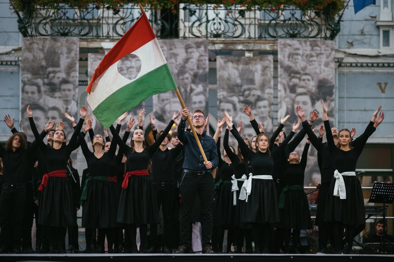 56-os megemlékezés •  Fotó: Kézdivásárhely Önkormányzata/Facebook