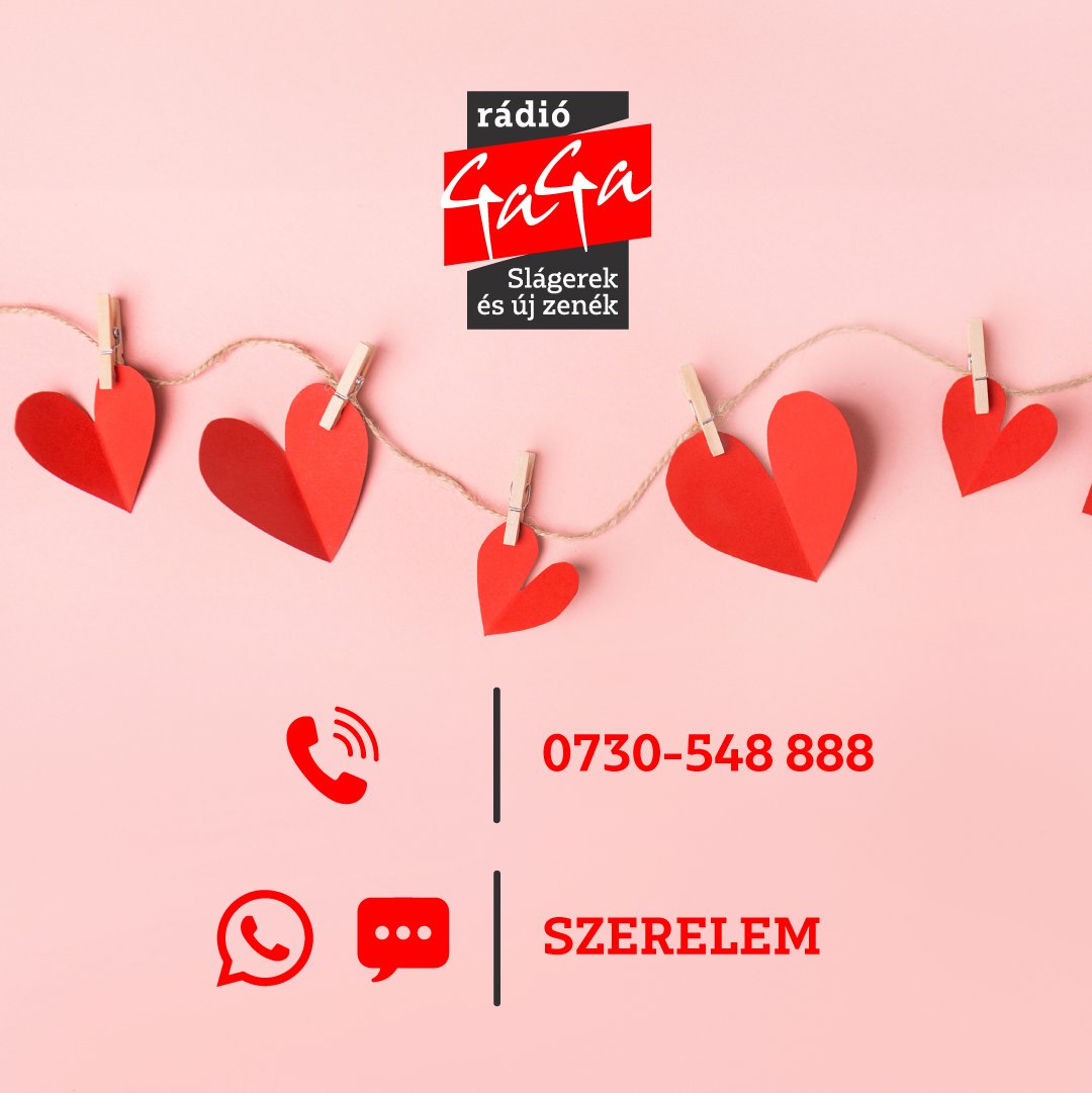 A fenti elérhetőségekre keresztnevüket, telefonszámukat és a szerelem szócskát várjuk •  Fotó: Rádió GaGa