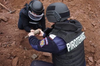 Világháborús lőszereket semmisítettek meg Tusnádon