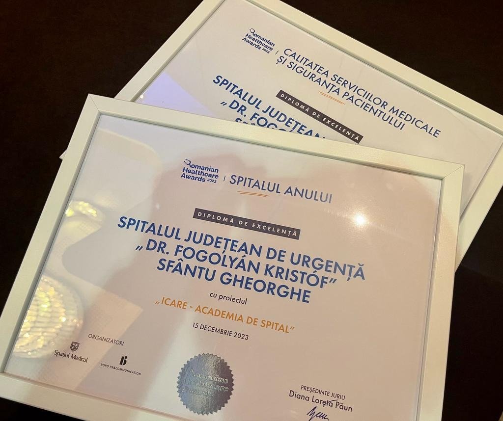 A sepsiszentgyörgyi kórház által indított ICare – Kórház Akadémia egyedülálló képzési program az országban •  Fotó: Fogolyán Kristóf Megyei Sürgősségi Kórház