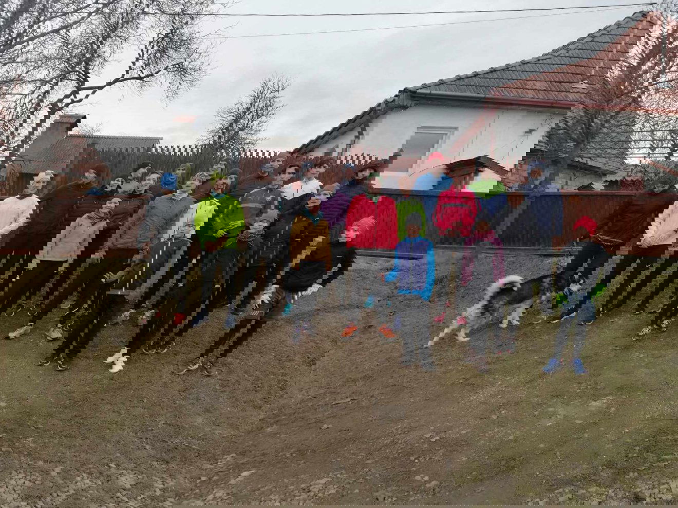 A közösségi futás résztvevői •  Fotó: Dimény-Haszmann Árpád
