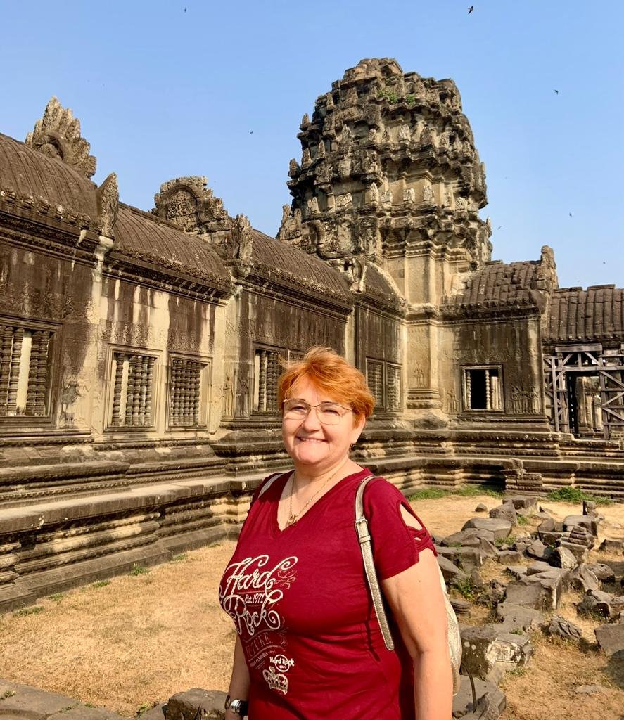 Angkorvat templomegyüttes, Kambodzsa •  Fotó: Tubák Klára személyes archívuma
