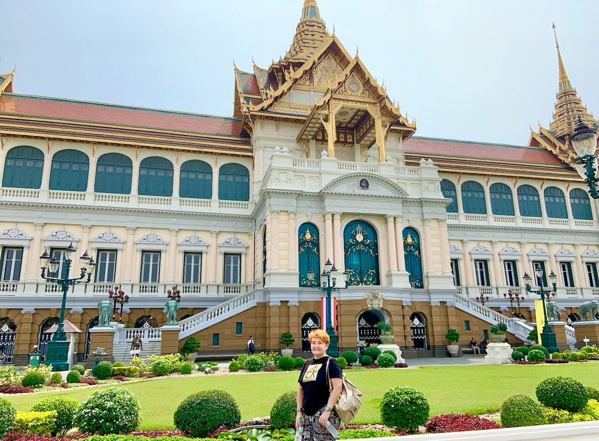 Királyi palotaegyüttes, Bangkok •  Fotó: Tubák Klára személyes archívuma