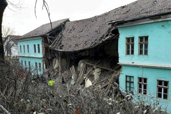 Karácsony után elkezdik a sürgős állagmegőrzési munkálatokat a részben leomlott székelyudvarhelyi diákotthon épületénél