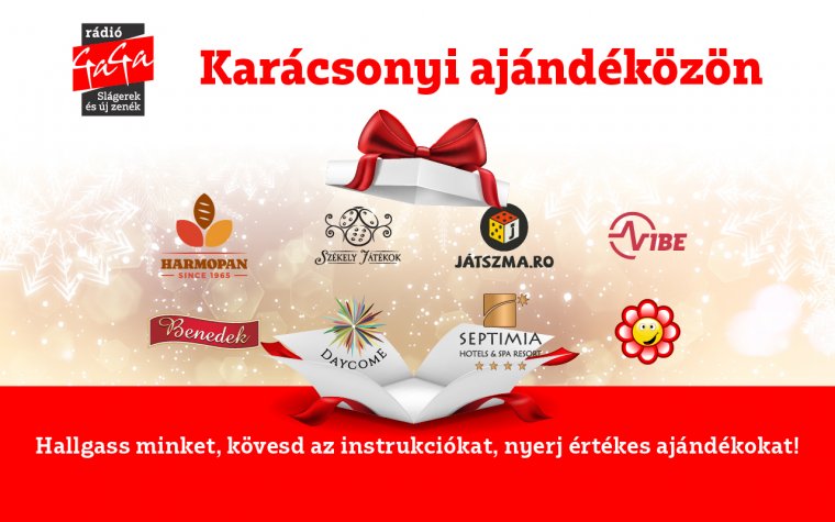 Karácsonyi ajándéközön a Rádió GaGán