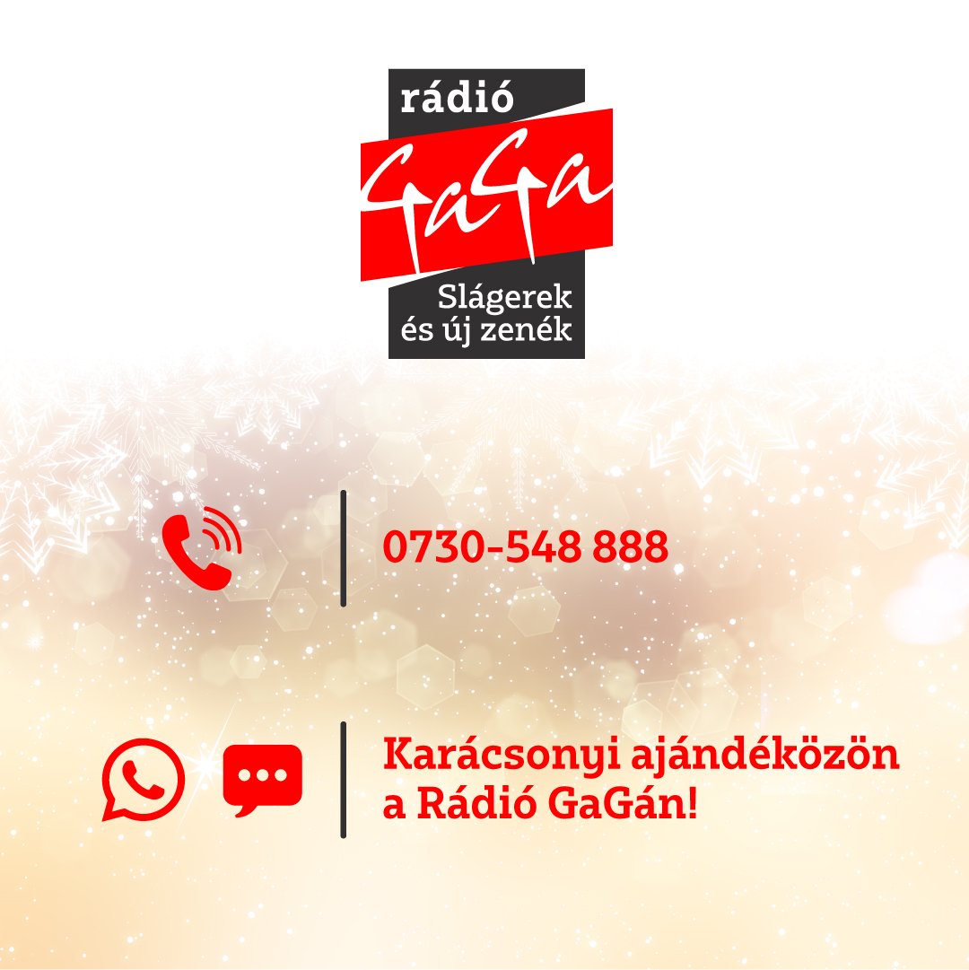 Ilyen egyszerű regisztrálni. A Karácsonyi ajándéközön a Rádió GaGán! szöveget a fenti elérhetőségre kell eljuttatni névvel és telefonszámmal egyetemben •  Fotó: Rádió GaGa