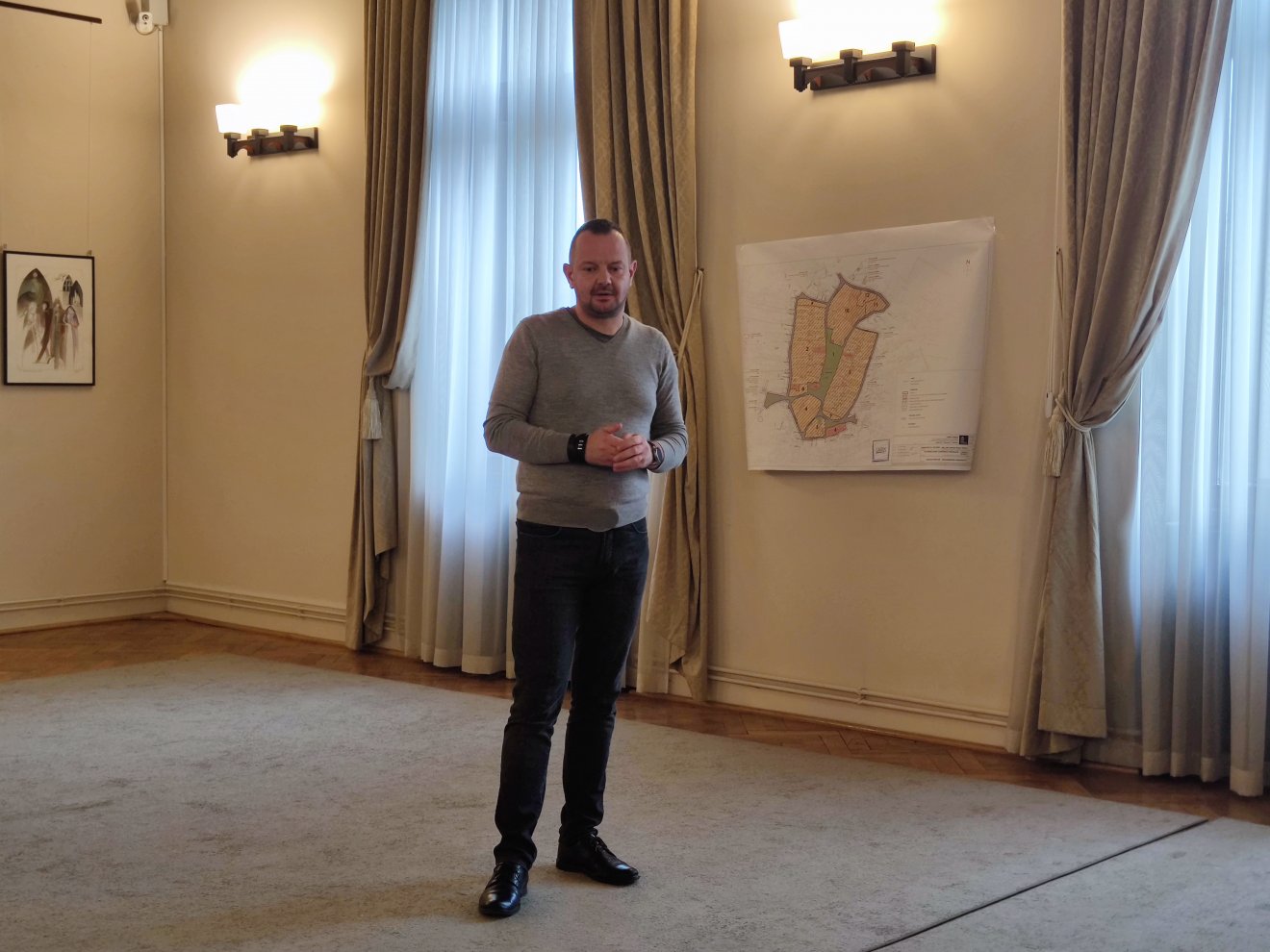 Szilveszter Szabolcs alpolgármester köszöntötte a jelenlévőket •  Fotó: Farkas Áron