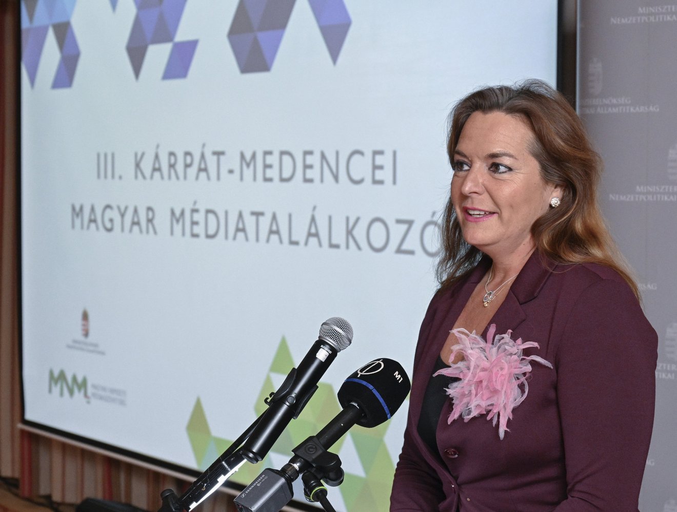 Vitályos Eszter, a Kulturális és Innovációs Minisztérium parlamenti államtitkára •  Fotó: MTI/Szigetváry Zsolt