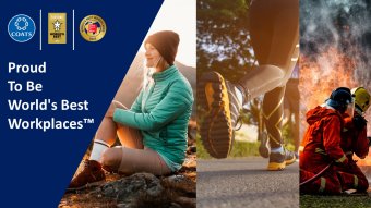 A Coats Group PLC a Világ Legjobb Munkahelyei között (World's Best Workplaces)