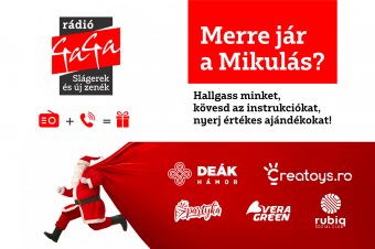 A Rádió GaGán kiderül, hogy merre jár a Mikulás