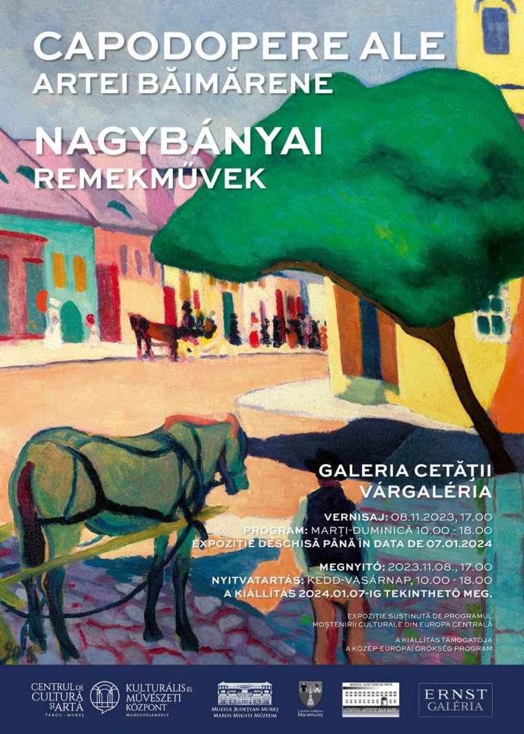 Nagybányai remekművek érkeznek a marosvásárhelyi Várgalériába