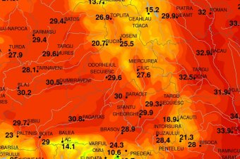 30 fok Székelyföldön: közzétették a szombati maximumokat