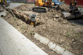 Gázvezetés Gyergyóremetén: a munka jól halad, de a finanszírozásért perelniük kell