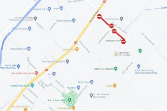 Útlezárások Székelyudvarhelyen