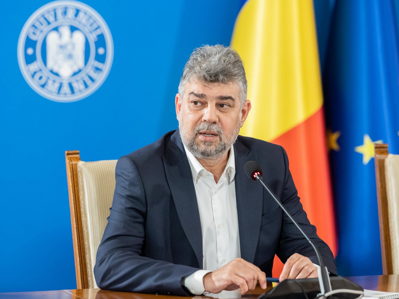Marcel Ciolacu miniszterelnök. Merre tovább? •  Fotó: gov.ro