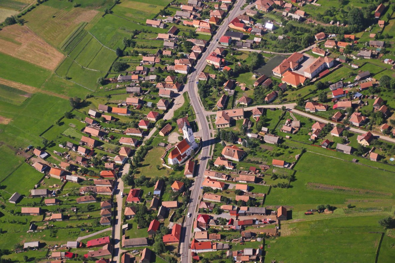 Tekerőpatak madártávlatból •  Fotó: Fodor István/Székely Kalendárium