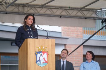 Novák Katalin Sepsiszentgyörgyön: a békességet a szabadsággal táplált szeretet tudja megalapozni