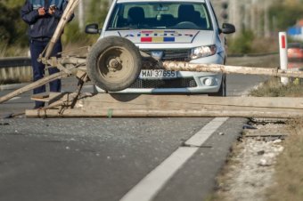 Szekérnek ütközött egy gépjármű Parajdon