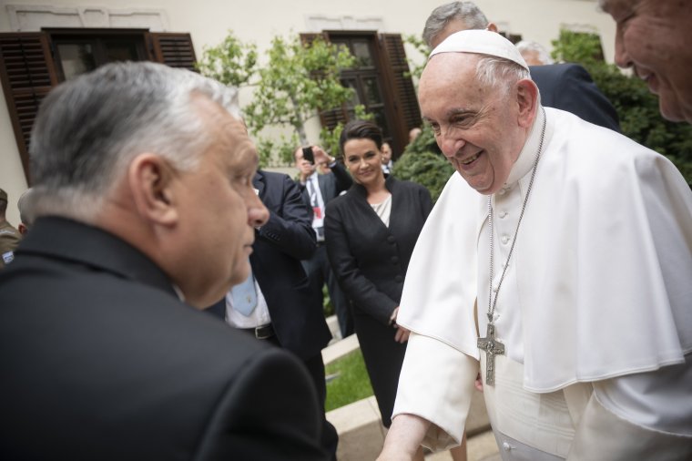 Orbán Viktor Ferenc pápával találkozik a Vatikánban
