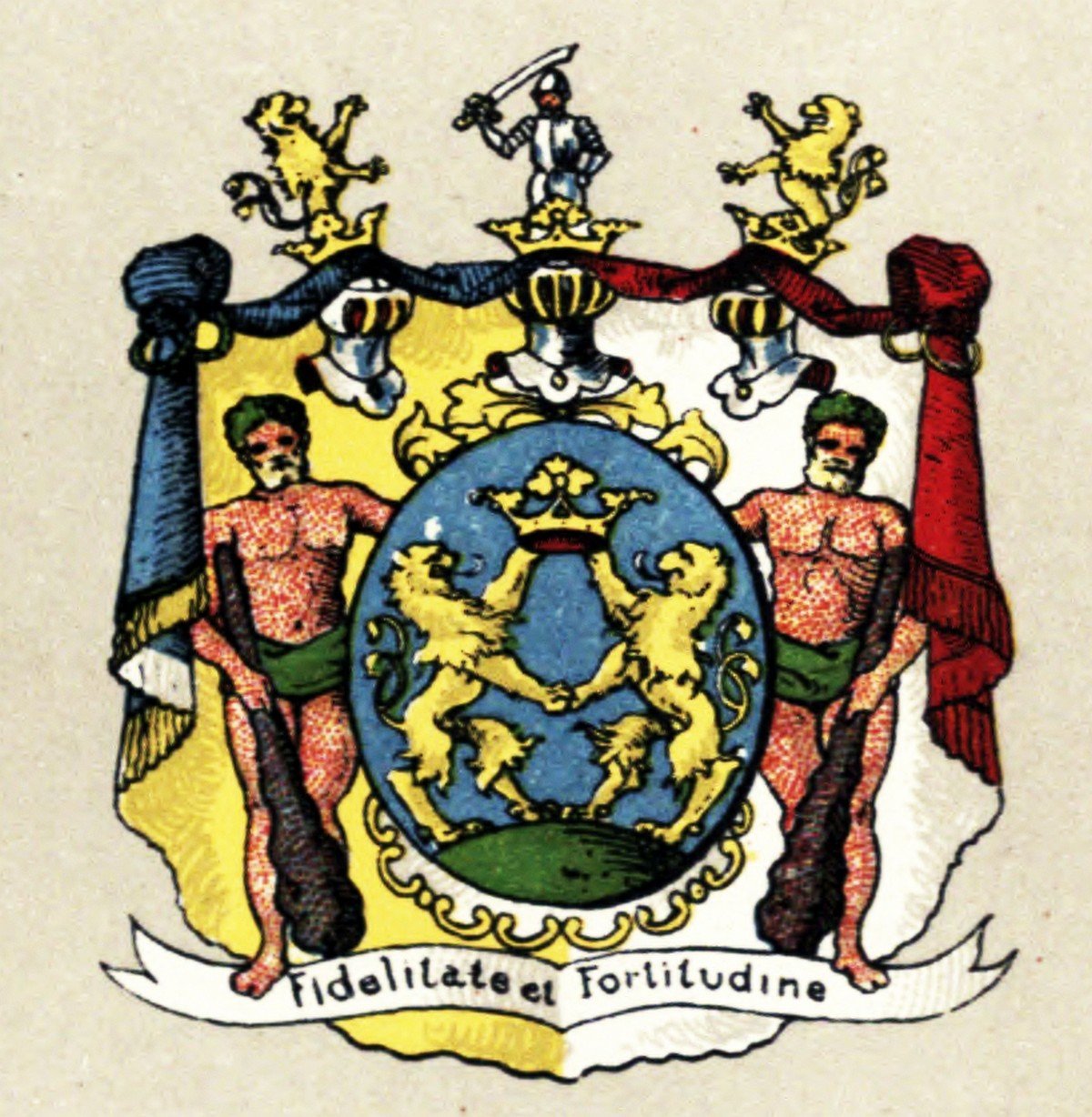 Az Andrássy család későbbi címere. Kép forrása: Magyarország címeres könyve, I. kötet (1913) 
